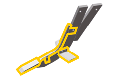 Сборная конструкция рабочих органов